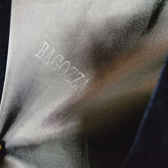 Bagozza Midnight Blue Velour Mens Blazer US Size 44 EU Size 54 - Picture 9 of 14